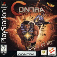 Contra Legacy of War Playstation  box art
